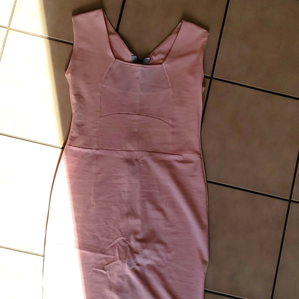 Zip Back Bodycon Dress